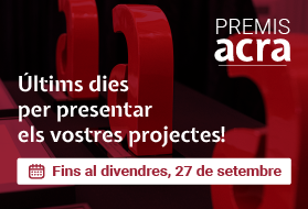 ultims dies per presentar Premis ACRA 2024 2 col